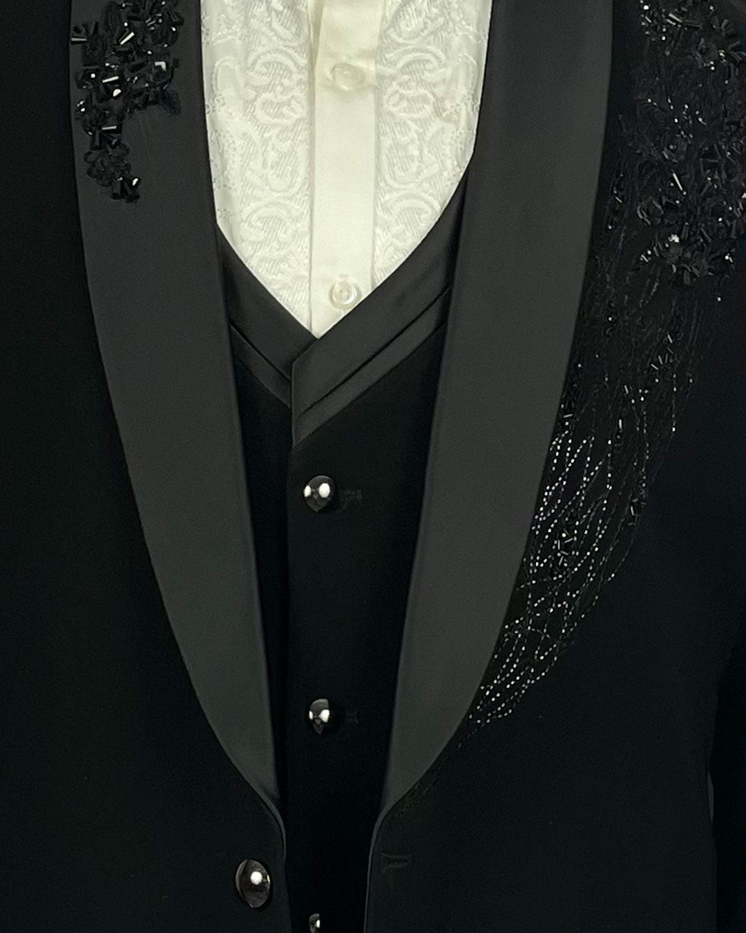 Embroidery Partywear 5 Pcs Suit
