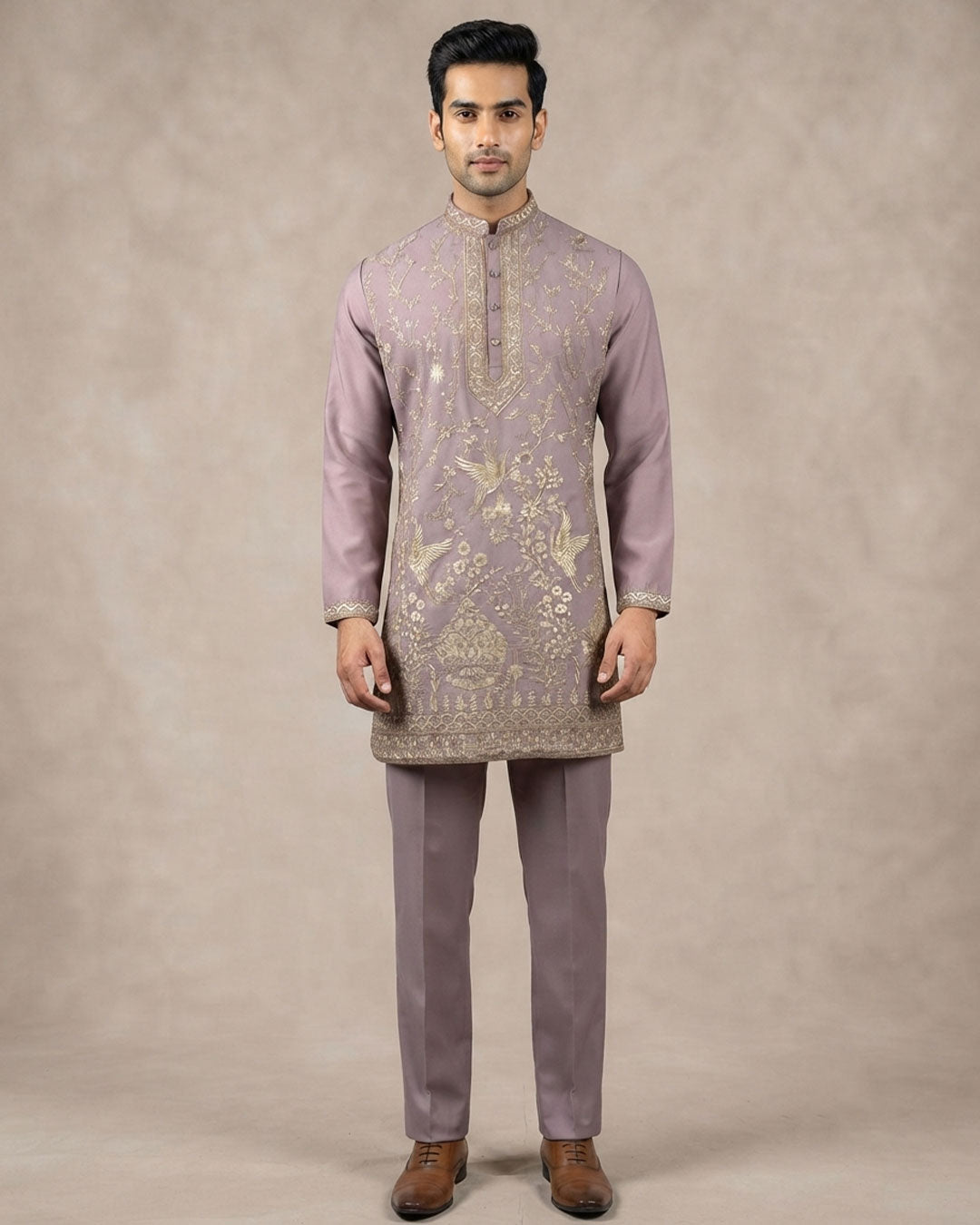 Partywear Embroidery Kurta Pant