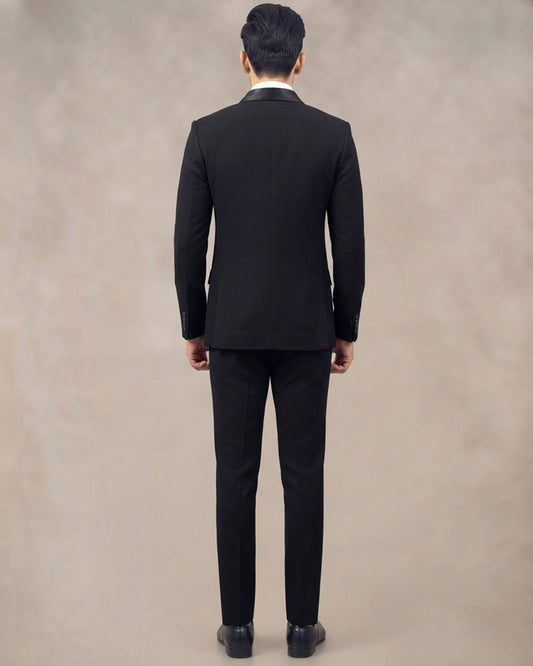 Embroidery Tuxedo 5pcs Suit