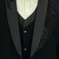 Embroidery Partywear 5 Pcs Suit